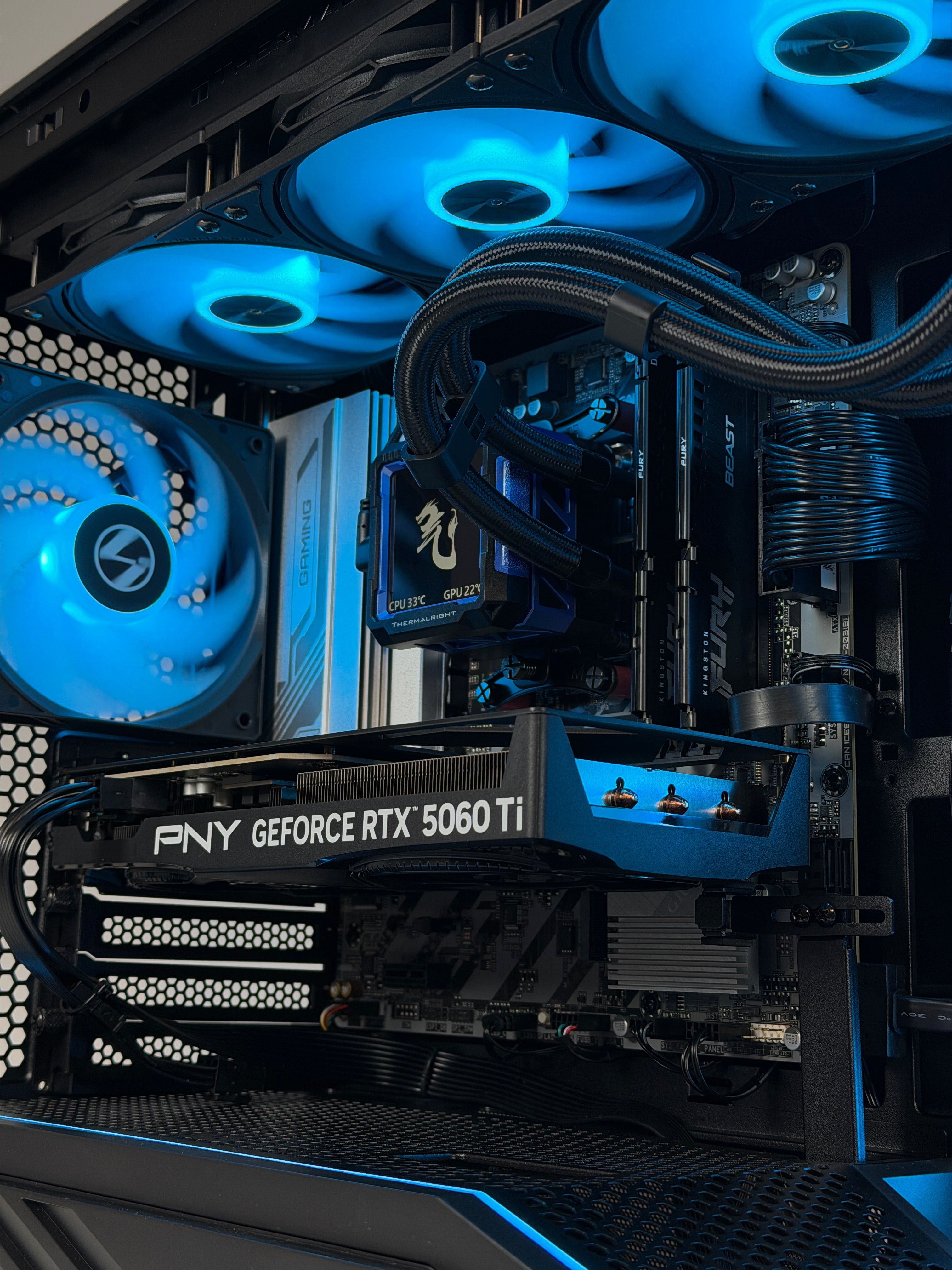 Vector Prime (5060 TI + 7600X + 32GB) Gaming PC